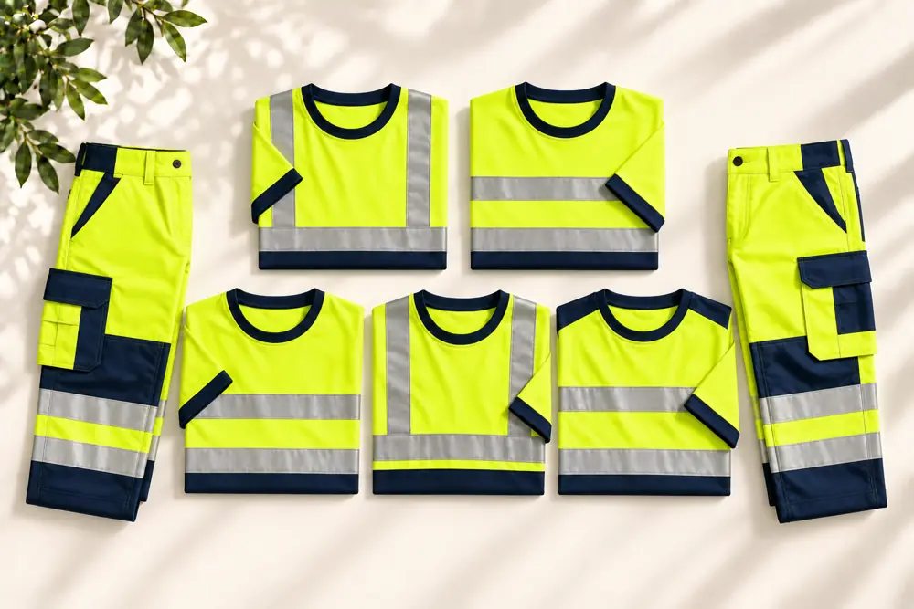 Pack AV com Calças — 5 t-shirts AV + 2 calças AV por trabalhador